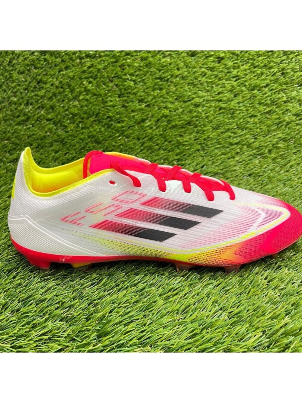 Adidas Adizero F50 Pro FG Pure Victory Mens Size 8 White Running Soccer Cleats